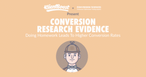 Infogrphic: AB testing research delivers conversion evidence.