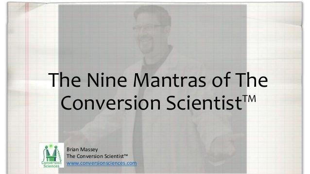 Title Slide - Nine CRO Mantras