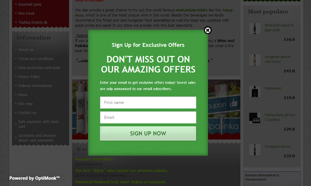 Exit-intent popovers can be used to grow your email list. Exit-intent popovers can be used to grow your email list.