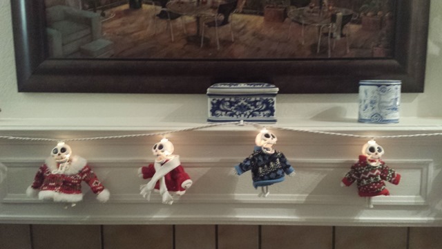 The Tim Burton approach worked well for holiday decor