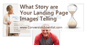 What story are your landing page images telling?