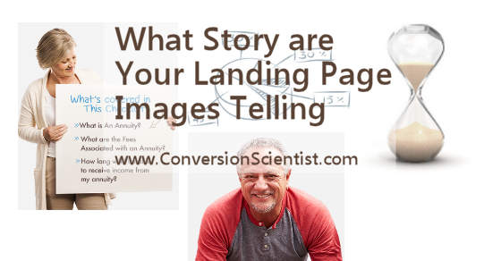 What story are your landing page images telling?