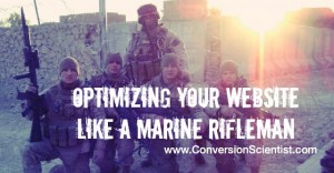 optimizing your website like a marine rifleman