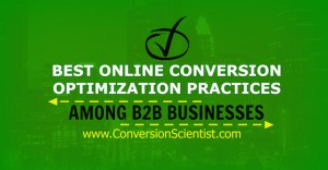 Best Online Conversion Optimization Practices Among B2B Businesses