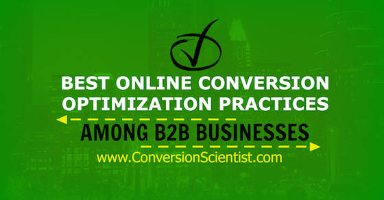 Best Online Conversion Optimization Practices Among B2B Businesses