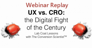 UX vs CRO Featured Image