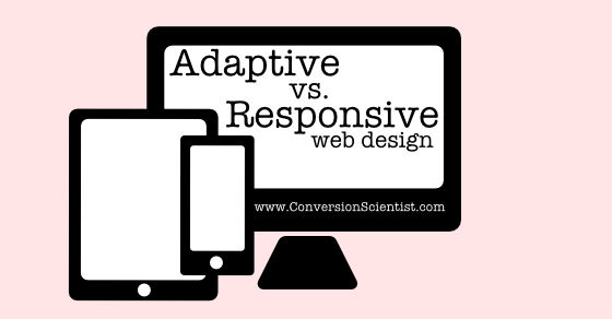 adaptive vs responsive web design feature image
