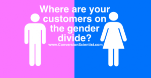 Where are your customers on the gender divide?