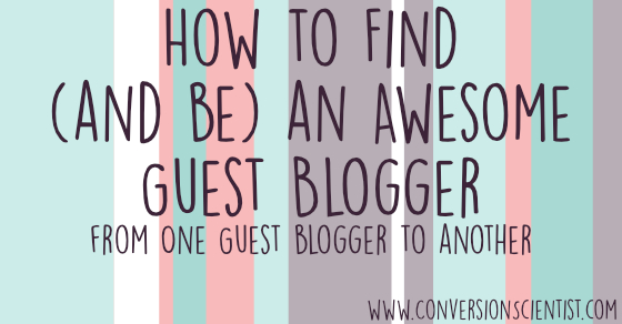 how to find and be an awesome guest blogger feature image