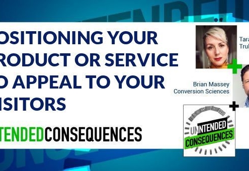 Positioning your product or service with pictures of Tara Hunt and Brian Massey for the Intended Consequences Podcast