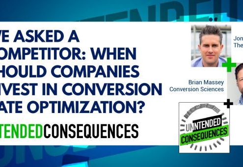 When to invest in CRO with Jon Macdonald Intended Consequences Podcast