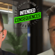 Brian Massey and Andy Crestodina are pictured. The Intended Consequences Podcast logo is displayed.