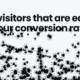 "The visitors that are eating your conversion rate" with bugs attacking the words "your conversion rate"