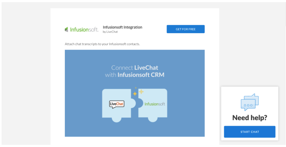Live Chat integrated with Infusionsoft Live Chat integrated with Infusionsoft