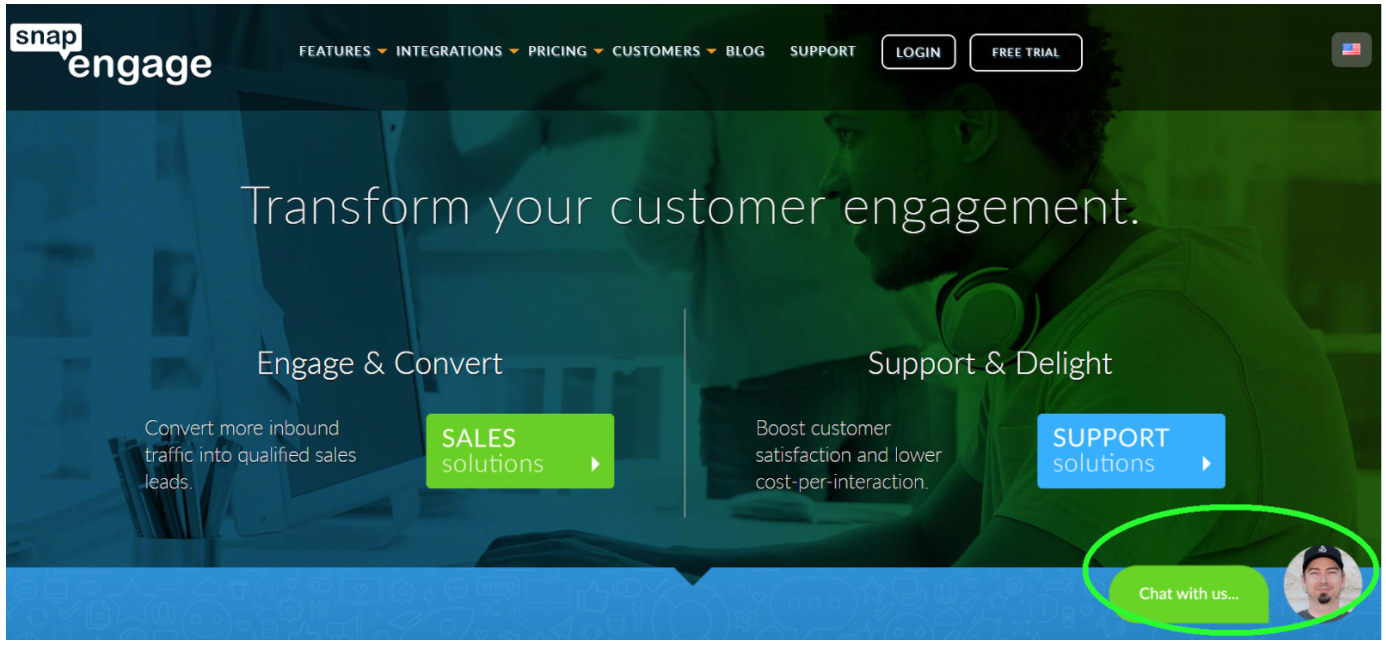 Tell visitors who they'll be talking to Tell visitors who they'll be talking to
