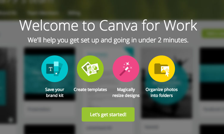 canva getting started