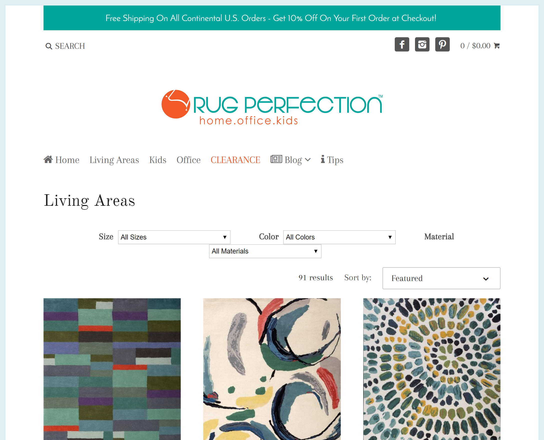 Rug perfection doesn't flaunt its amazing story or its fantastic shipping and return policy.