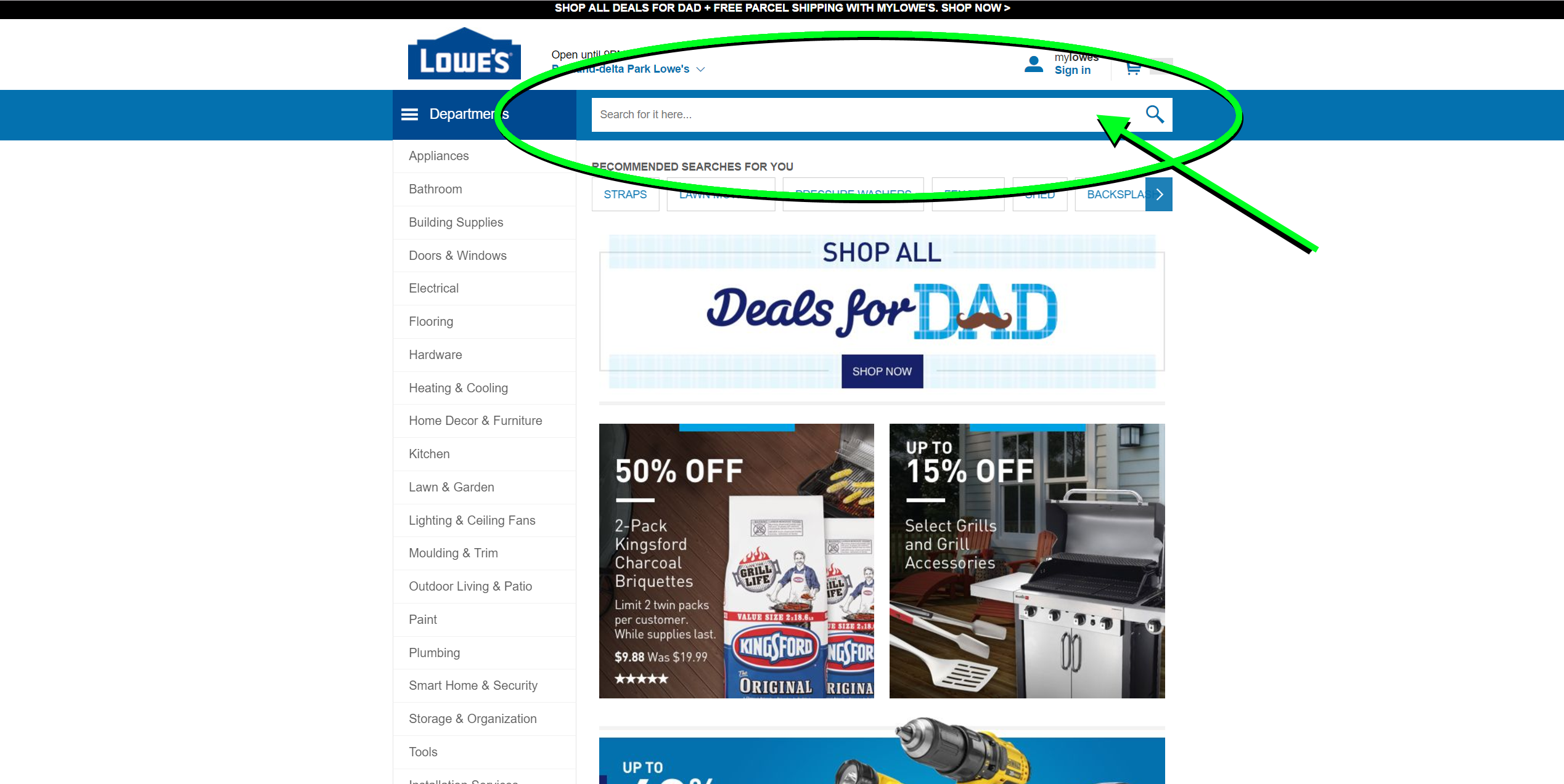 Sitewide Search