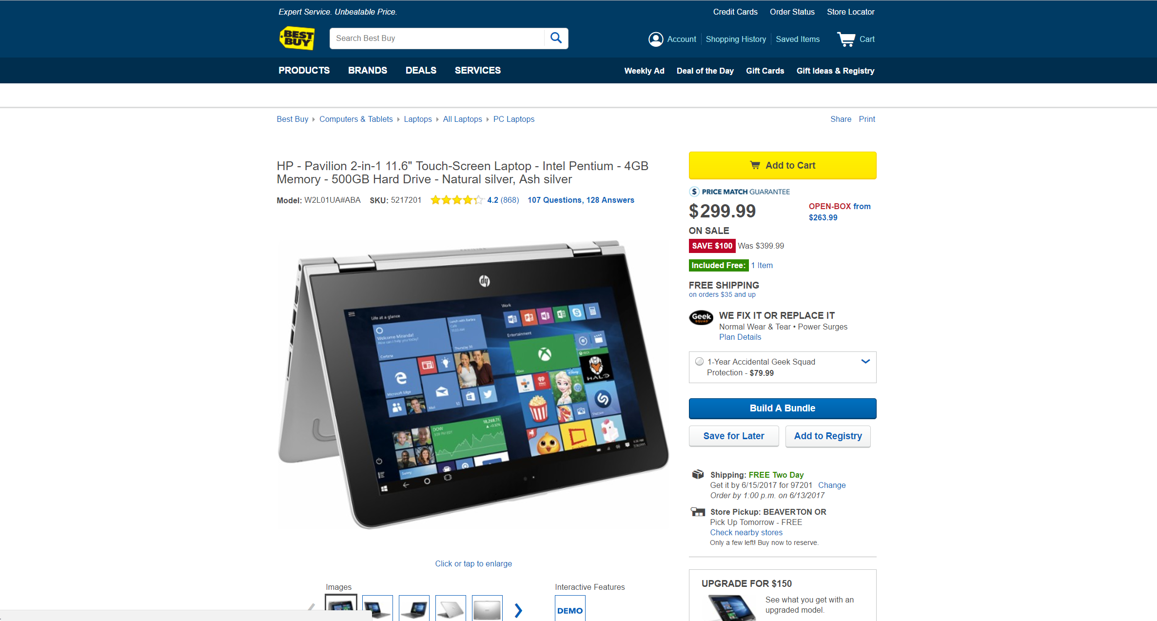 Product Page