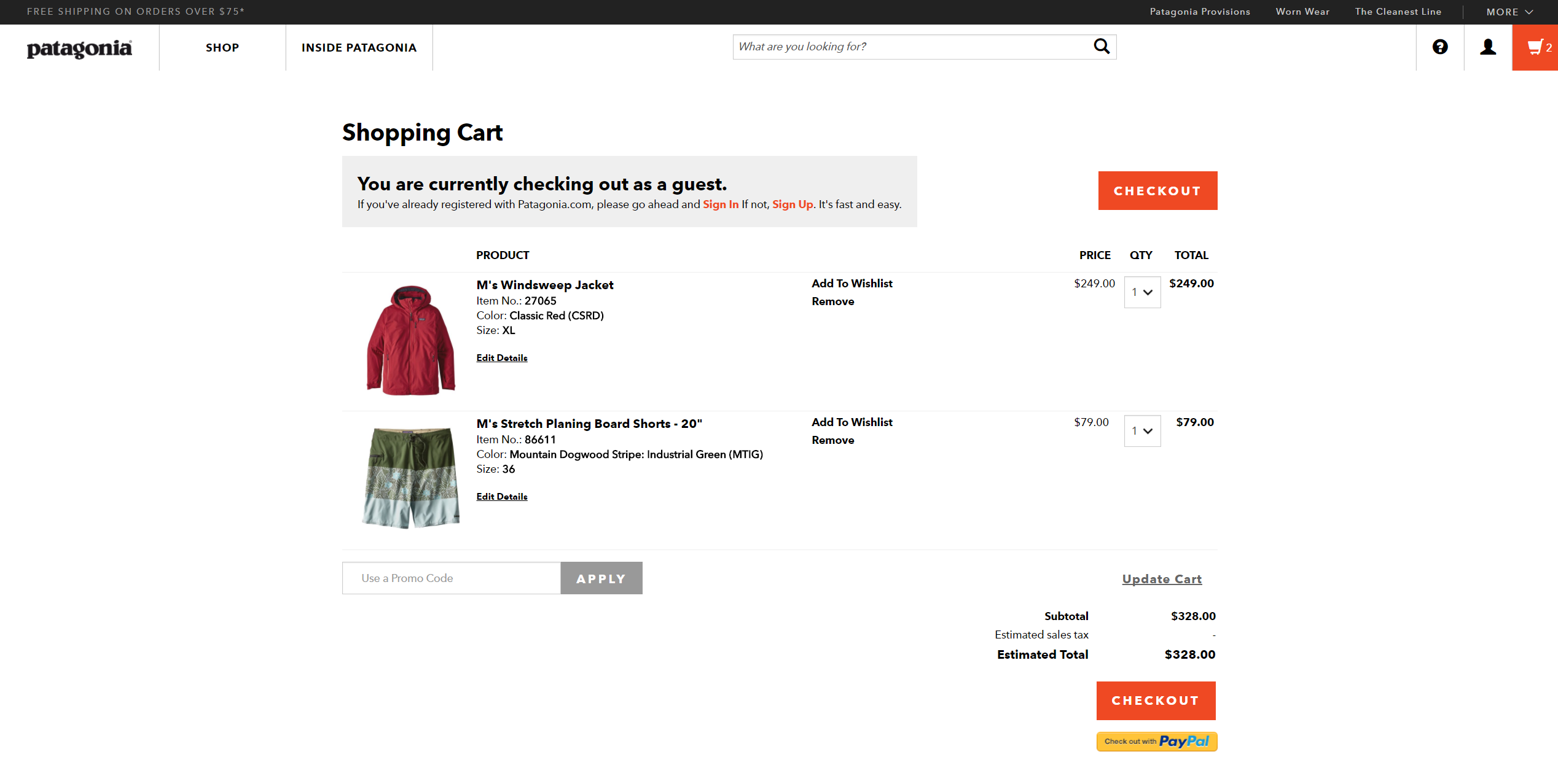 Cart Visual Design