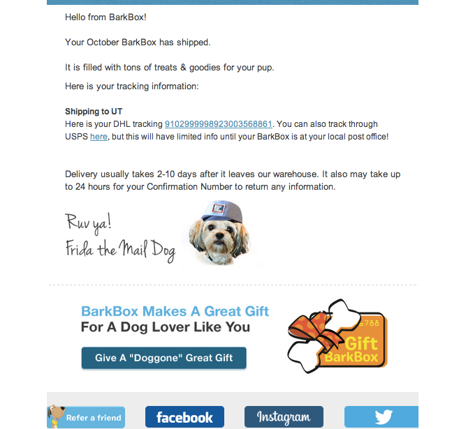 Confirmation Email
