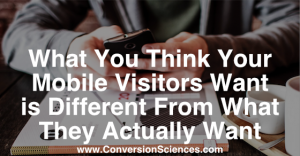 Mobile-friendly isn't always User-friendly.